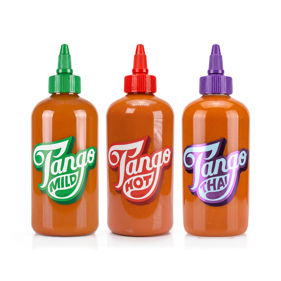 Heat Range Bundle: one bottle each of Mild, Hot and Thai