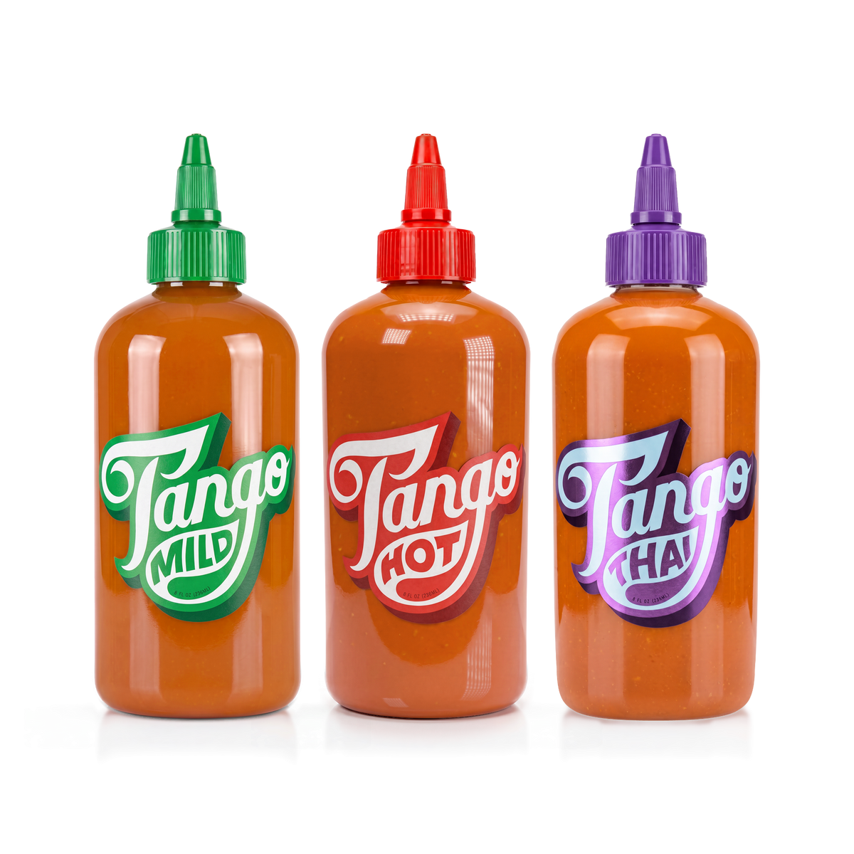 Heat Range Bundle: one bottle each of Mild, Hot and Thai